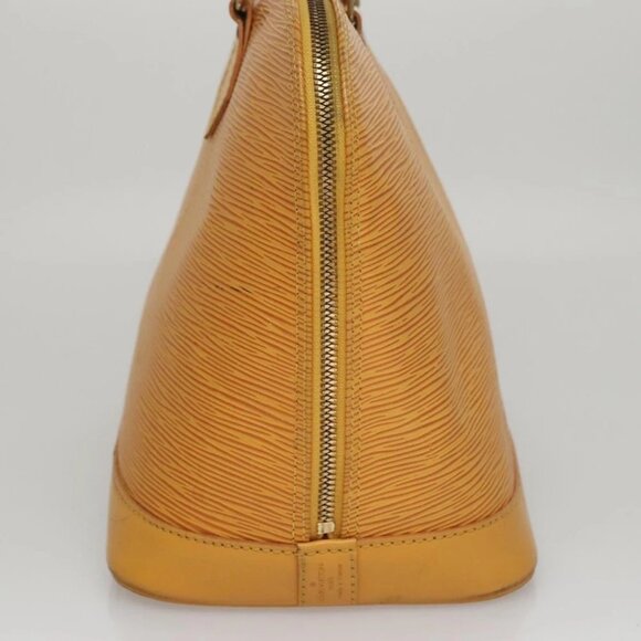 LOUIS VUITTON Epi Alma Hand Bag Yellow LV - Picture 4 of 15